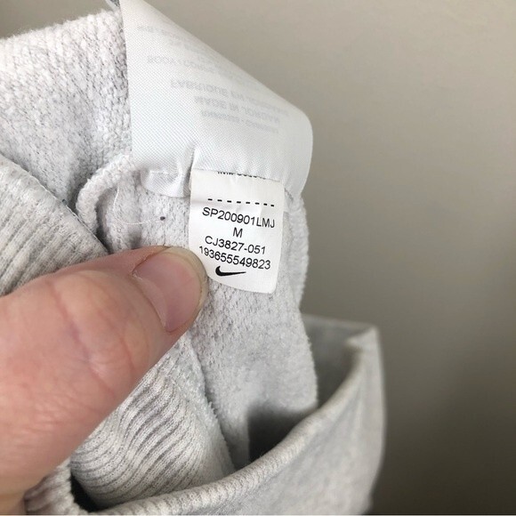 Nike Yoga Athletic High Waist Joggers Sweatpants Gray Medium - Picture 8 of 8